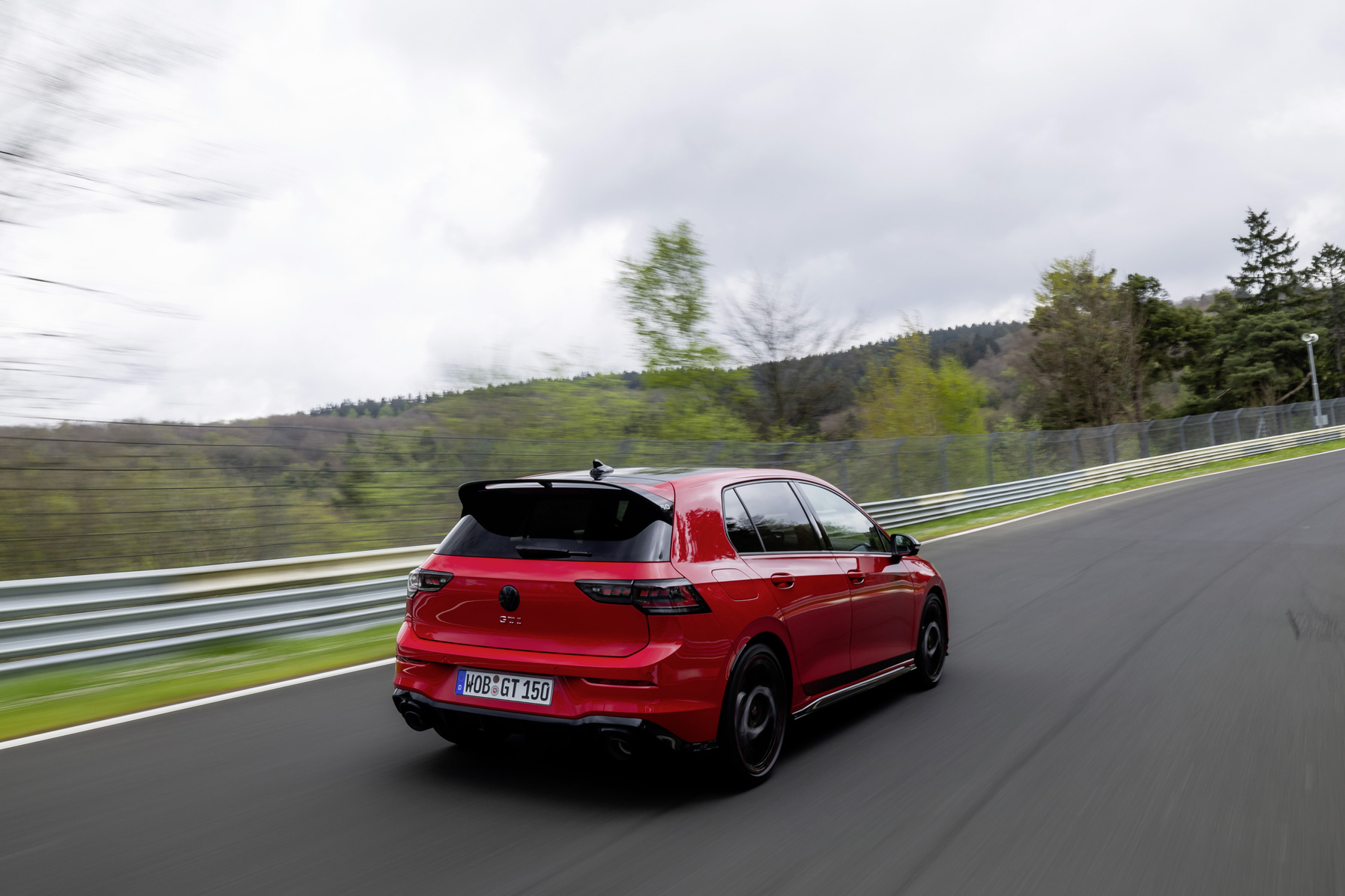 Front view of the Golf GTI Edition 50