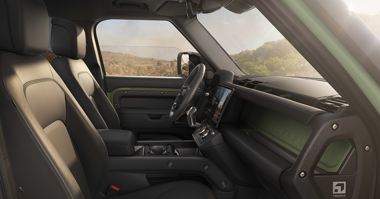 Інтер'єр Land Rover Defender Trophy Edition