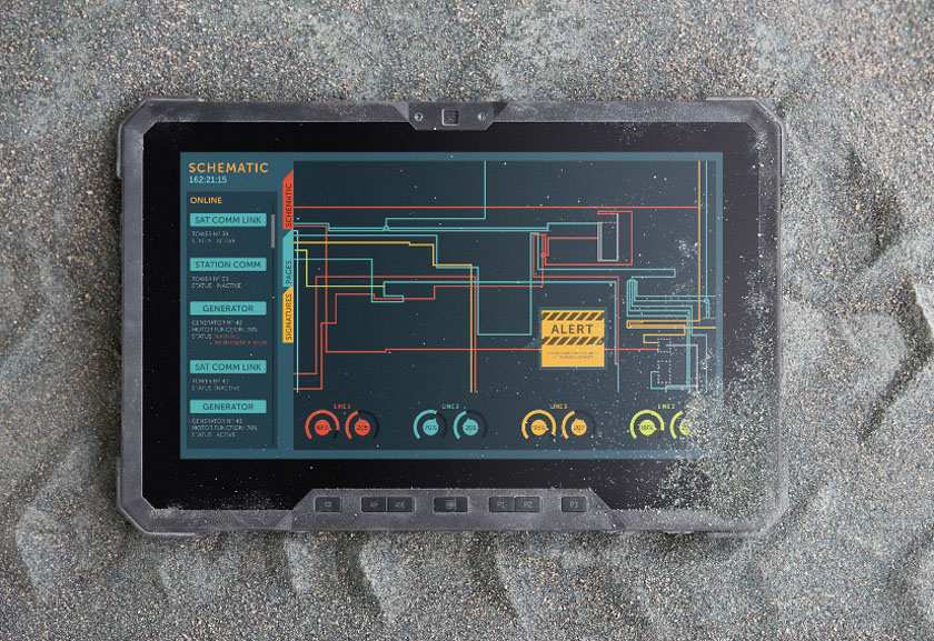 Очень защищенный планшет Dell Latitude 12 Rugged Tablet для работы в экстремальных условиях-2