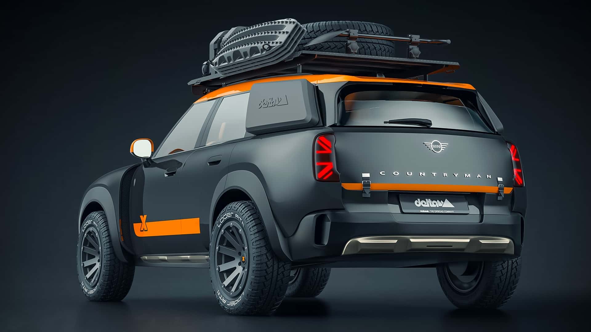 Mini Countryman in Dakar Rally style, view 1