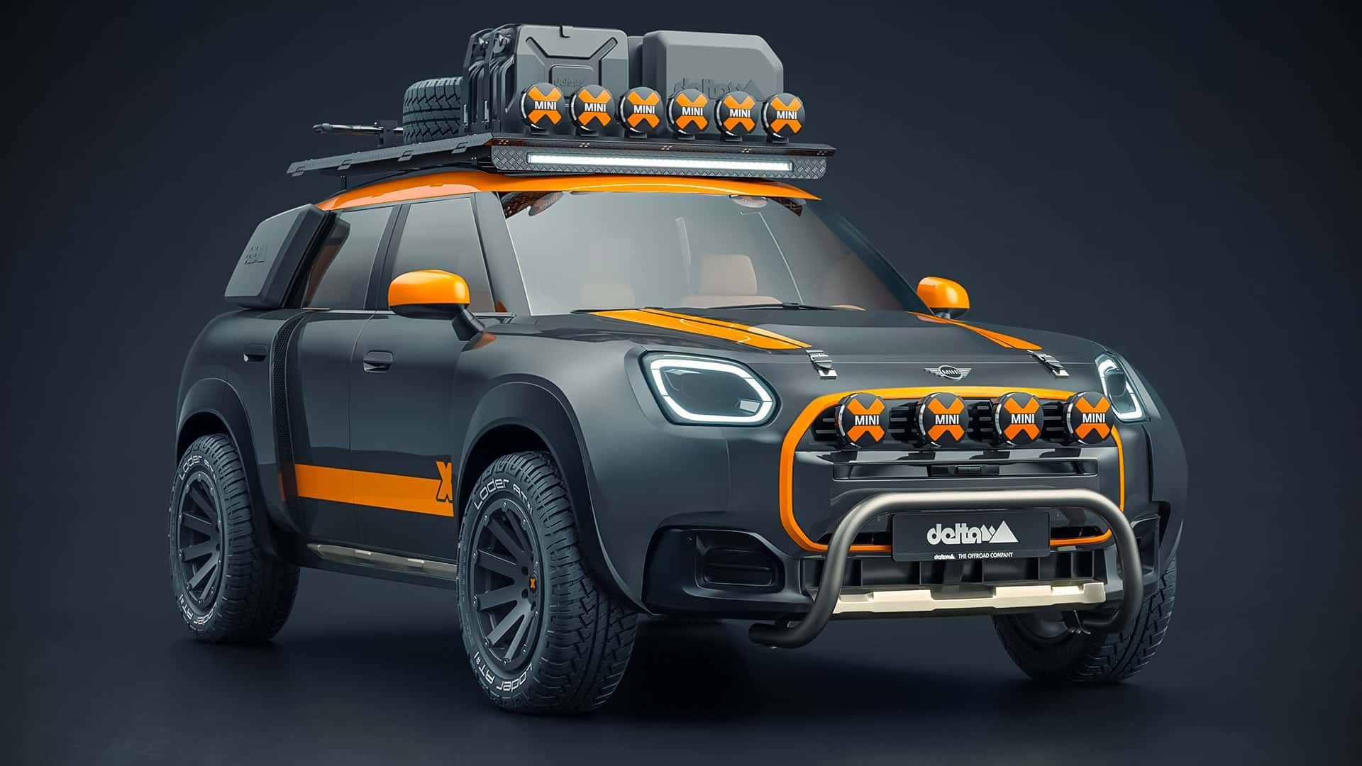 Mini Countryman in Dakar Rally style, view 2