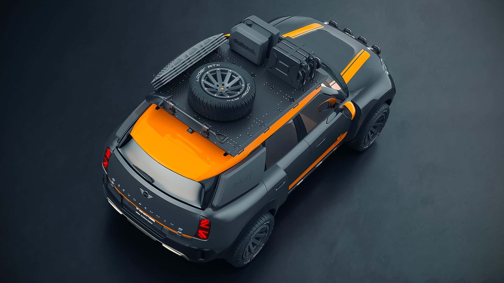 Mini Countryman in Dakar Rally style, view 3