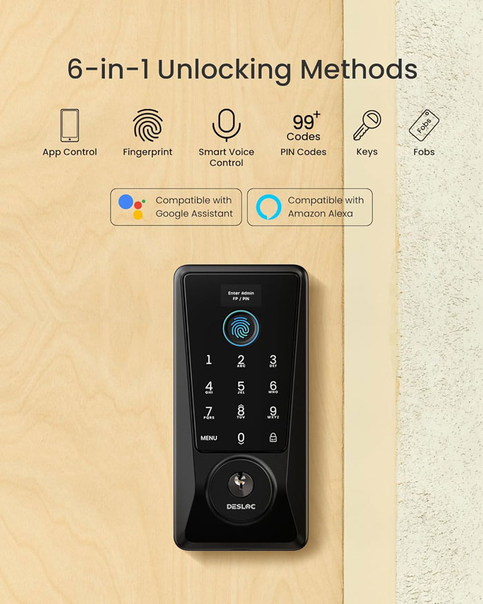 DESLOC D110 Plus smart lock image 4