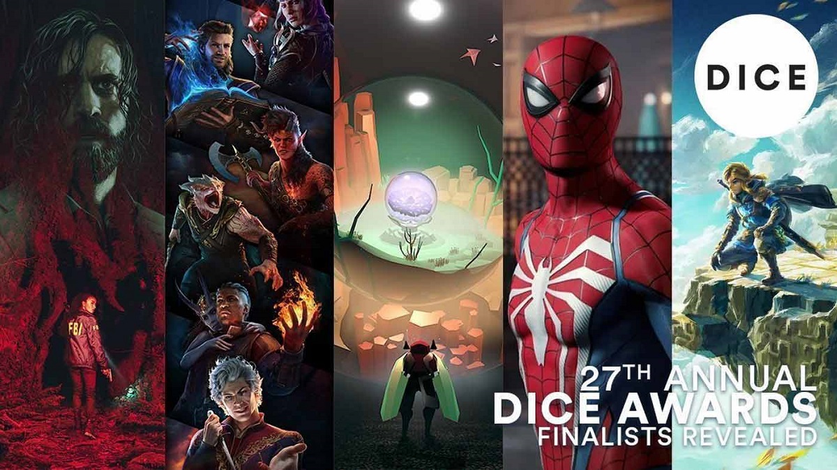 The DICE Awards jury has released the final list of contenders for the best games of 2023 in 22 categories
