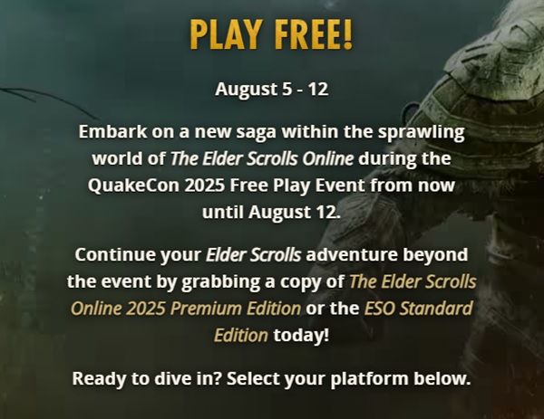Плакат The Elder Scrolls Online