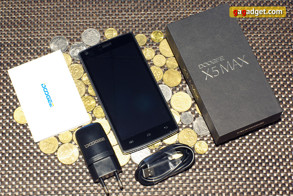 Комплект поставки телефона DOOGEE X5 Max
