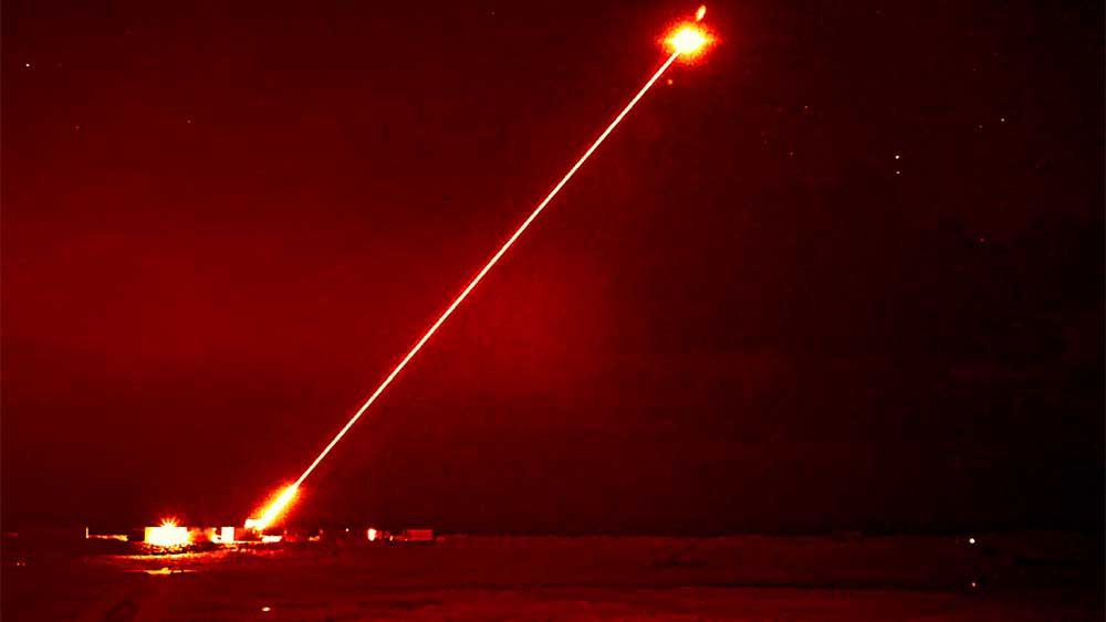 The British Dragonfire laser weapon. Illustration by the British Ministry of Defence