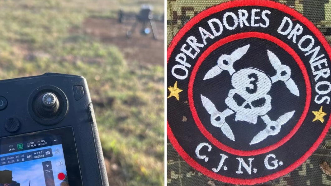Нашивка підрозділу картелю CJNG, що працює з дронами