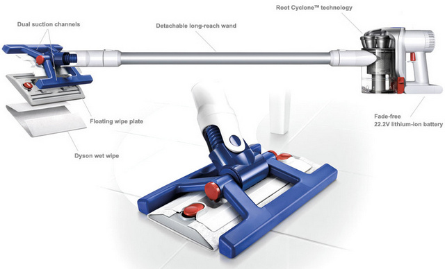 Крепкий орешек: Dyson Hard - компактный гибрид пылесоса и швабры