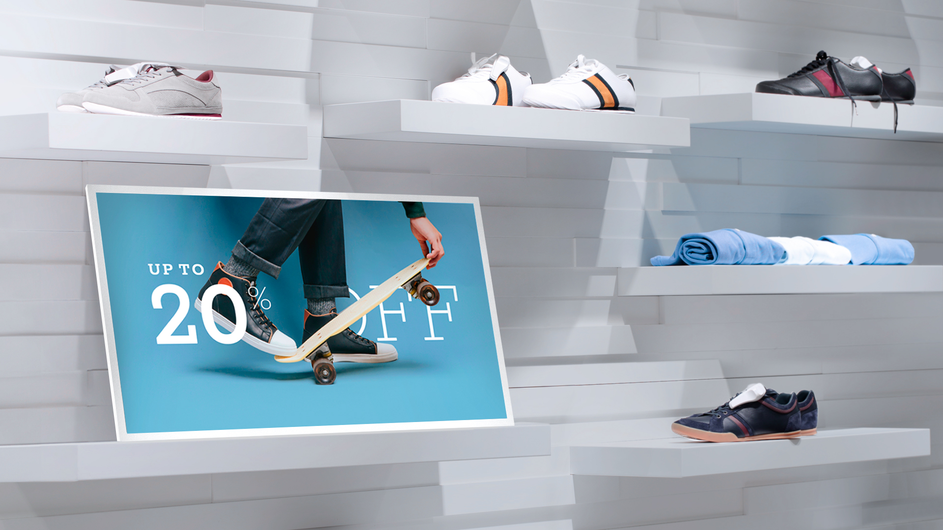 E-paper in fashion Retail A type