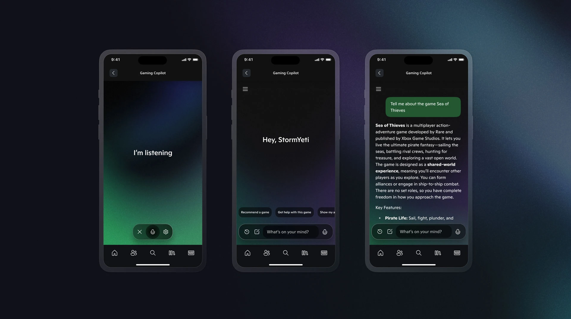 Image de l'application Copilot pour Gaming