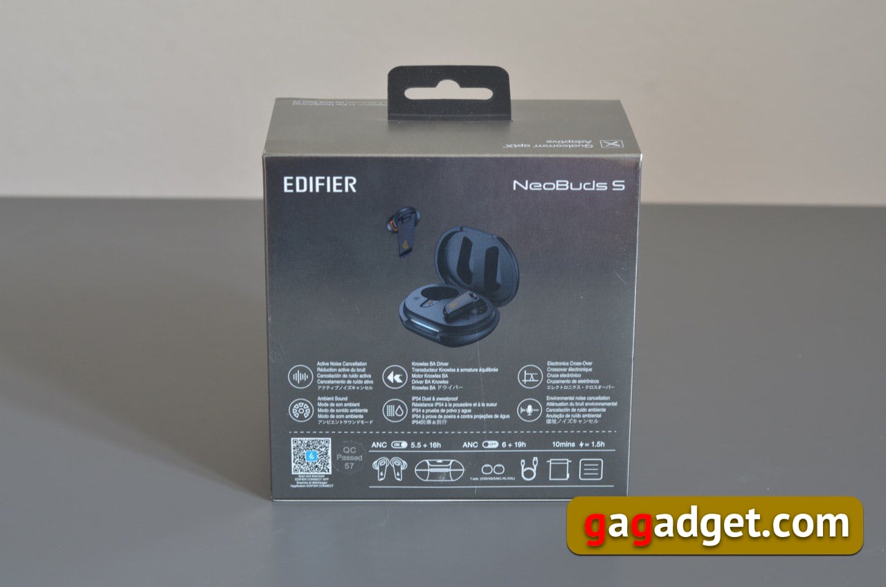 Семь цветов музыки: Обзор Edifier NeoBuds S - вставные наушники TWS с ANC и гибридными драйверами-4