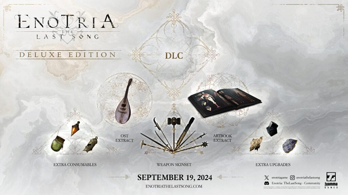 The developers of the unusual action-RPG Enotria: The Last Song will release physical editions of the game for PlayStation 5 and Xbox Series-2