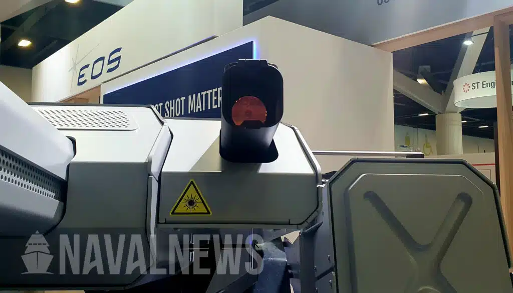 Dazzler - combat module with 500W laser weapon, automatic cannon and machine gun to counter drones