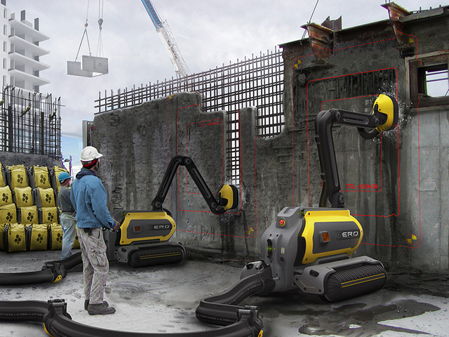 ERO Concrete Recycling: концепт робота, «съедающего» дома на завтрак-2