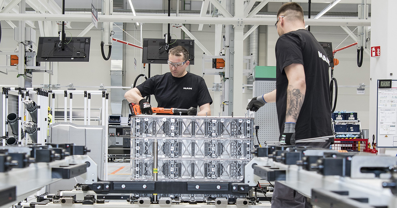 Battery module production plant in Nuremberg, Germany