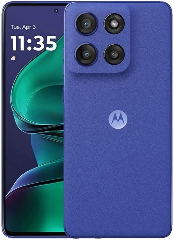 Motorola Edge 60 Stylus back panel in Pantone Gibraltar Sea colour