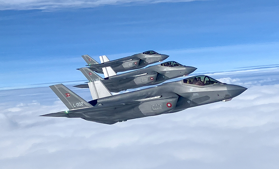 L'avion de chasse F-35A. Illustration : Moddan
