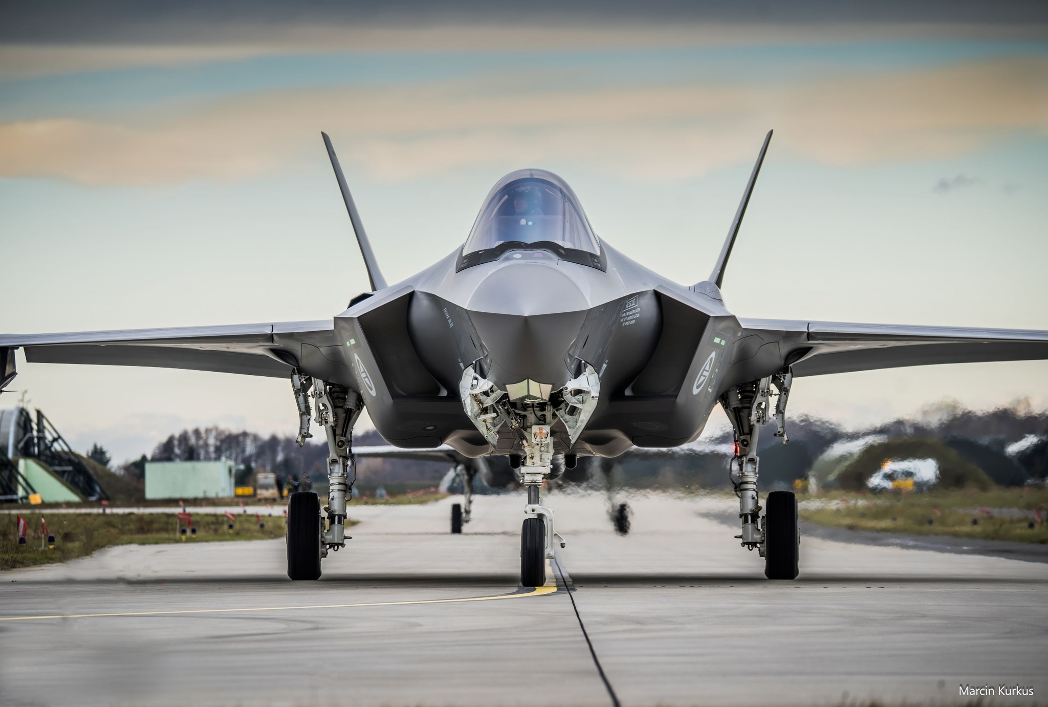 Norwegian F-35A fighters in Polish airspace