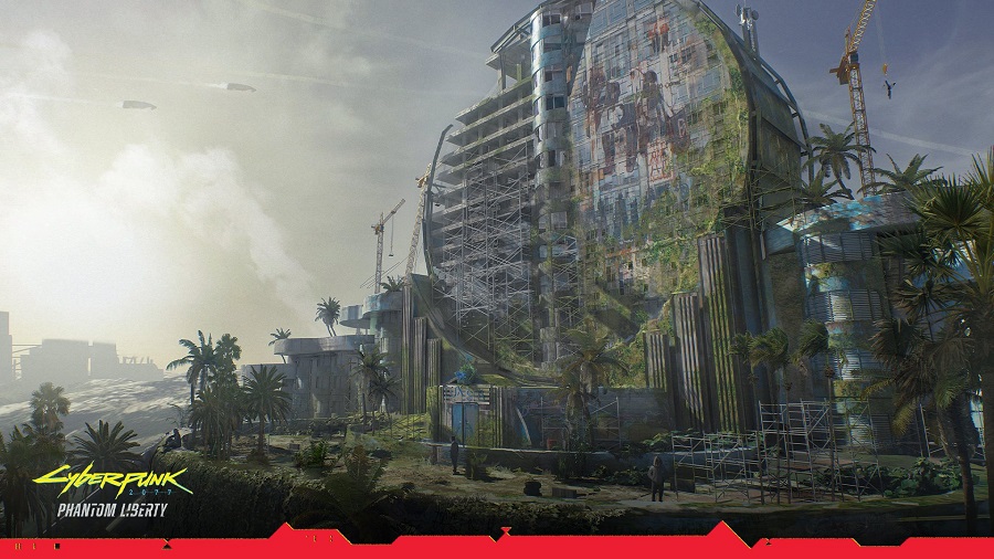 A dream buried under a layer of dust: Cyberpunk 2077 developers revealed new atmospheric art for the Phantom Liberty expansion-2