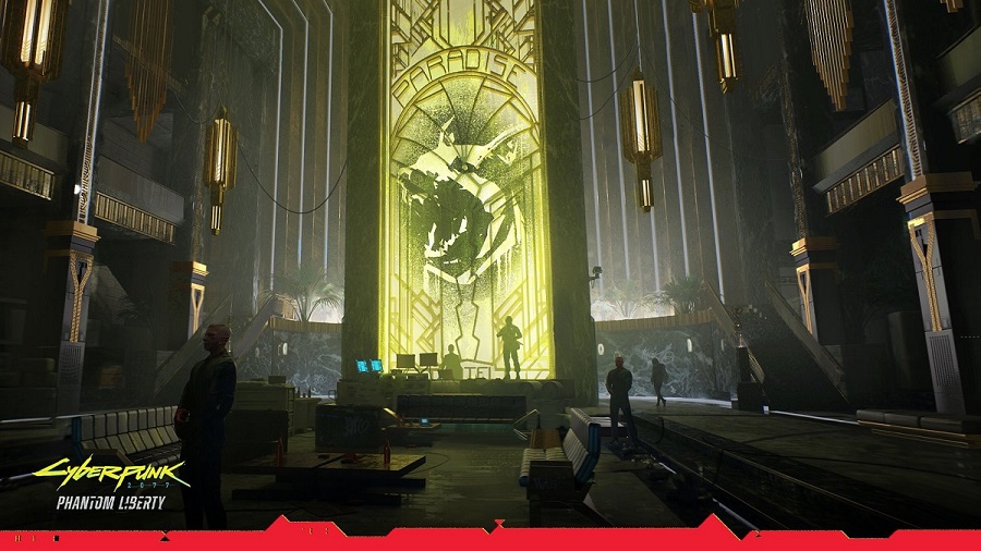 "Ne vous plaignez pas quand il fait trop chaud " : dans la nouvelle illustration de l'extension Phantom Liberty de Cyberpunk 2077, les développeurs ont montré le repaire inhabituel du chef de la faction Barghest.-2