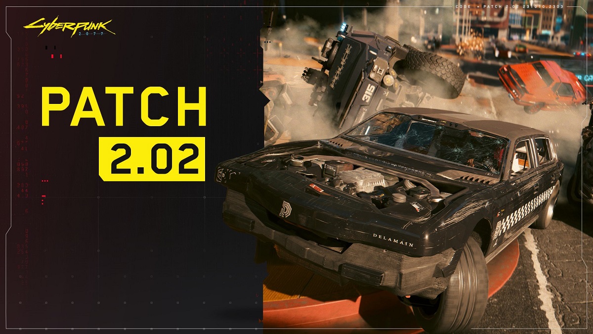 A major patch 2.02 has been released for Cyberpunk 2077. CD Projekt RED has fixed a huge number of bugs and brought back the Quadra Sport R-7 "Vigilante" maslcar for players on the Xbox Series