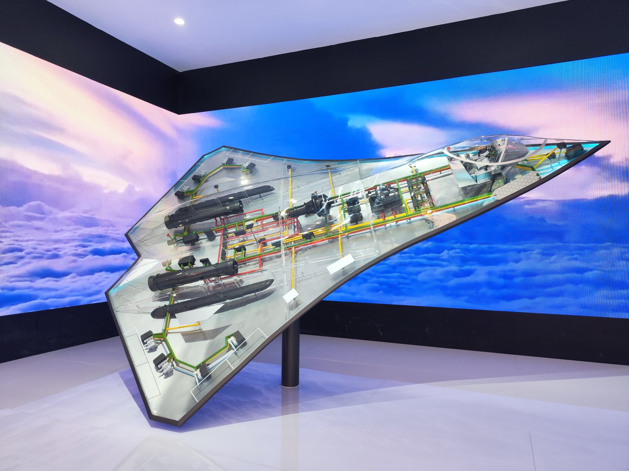 China published the first mockup of the sixth generation fighter