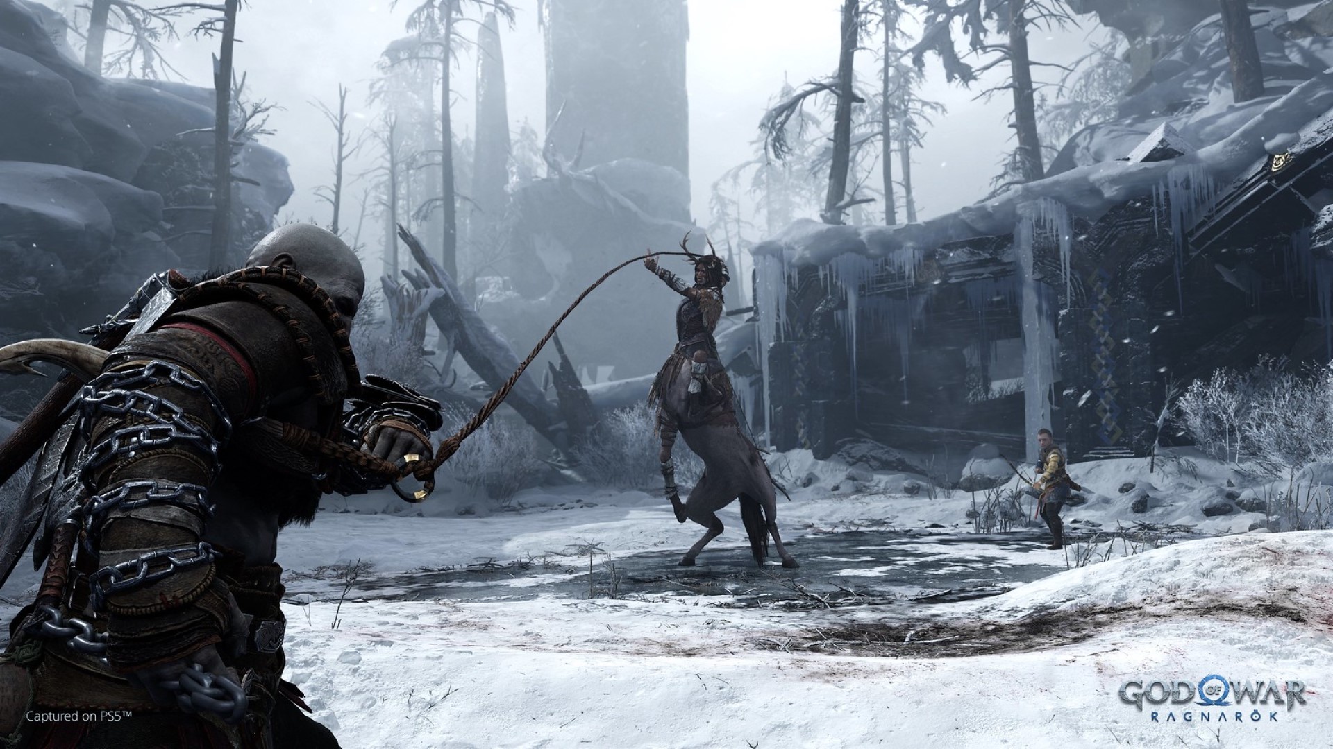 The God of War: Ragnarok developers revealed the combat system, new enemies, Kratos' power, and Atreus' new battle capabilities-3