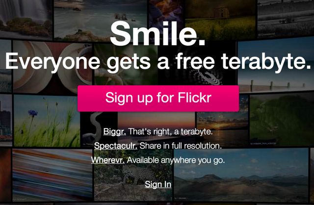 О боги, Flickr раздаёт каждому пользователю по 1 ТБ, бесплатно! О боги, Flickr раздаёт каждому пользователю по 1 ТБ, бесплатно!