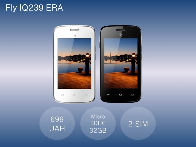 Fly начинает продажи сверхбюджетного смартфона IQ239 Era в Украине