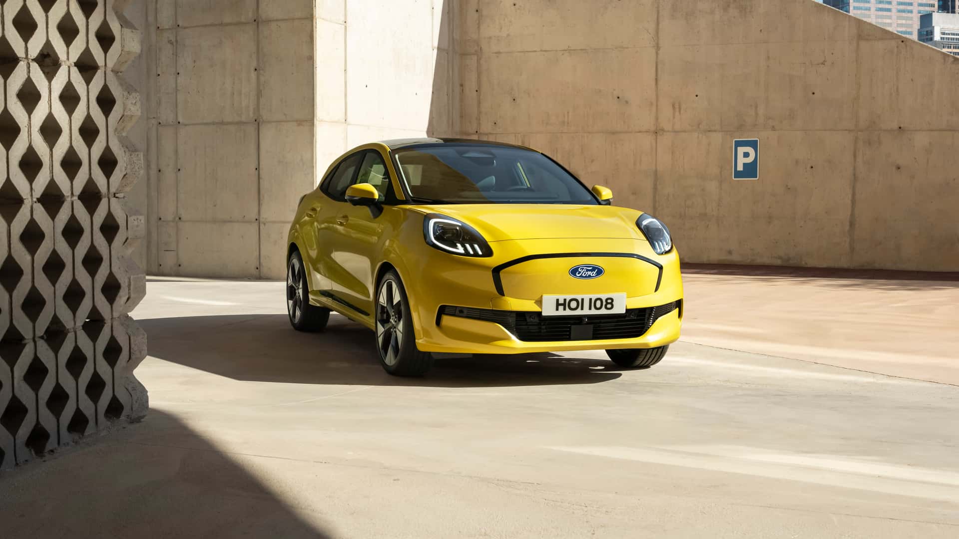 Ford Puma Gen-E exterior in a dynamic design