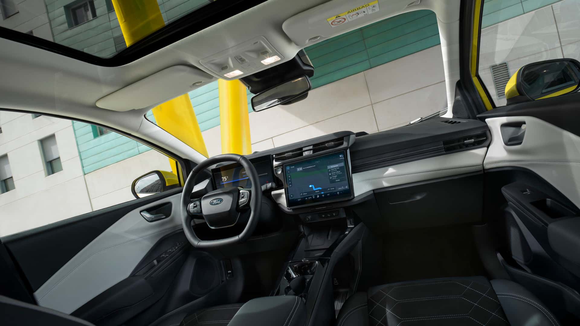 Ford Puma Gen-E in a neutral atmosphere.