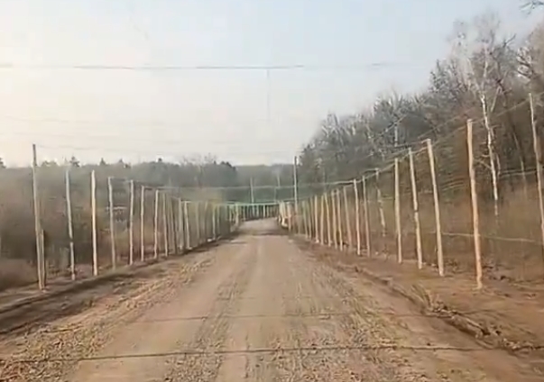 Ukrainian anti-drone tunnel