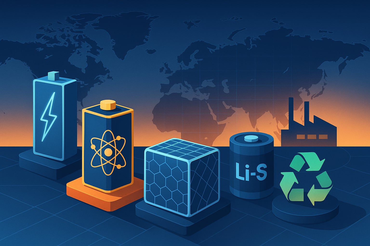Image illustrative de l'avenir des batteries