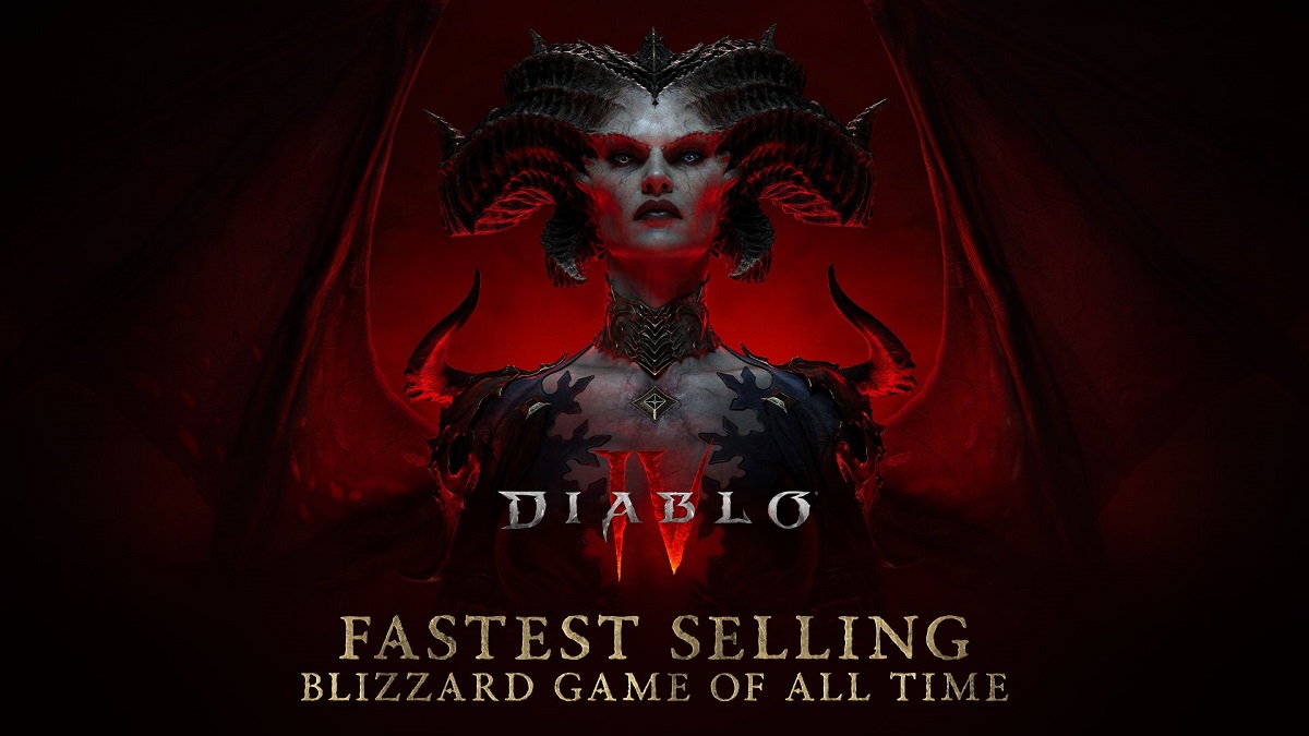 Le jour de sa sortie, Diablo IV a été le jeu de Blizzard qui s'est vendu le plus rapidement. Les joueurs ont passé plus de 93 millions d'heures dans le monde de Sanctuaire