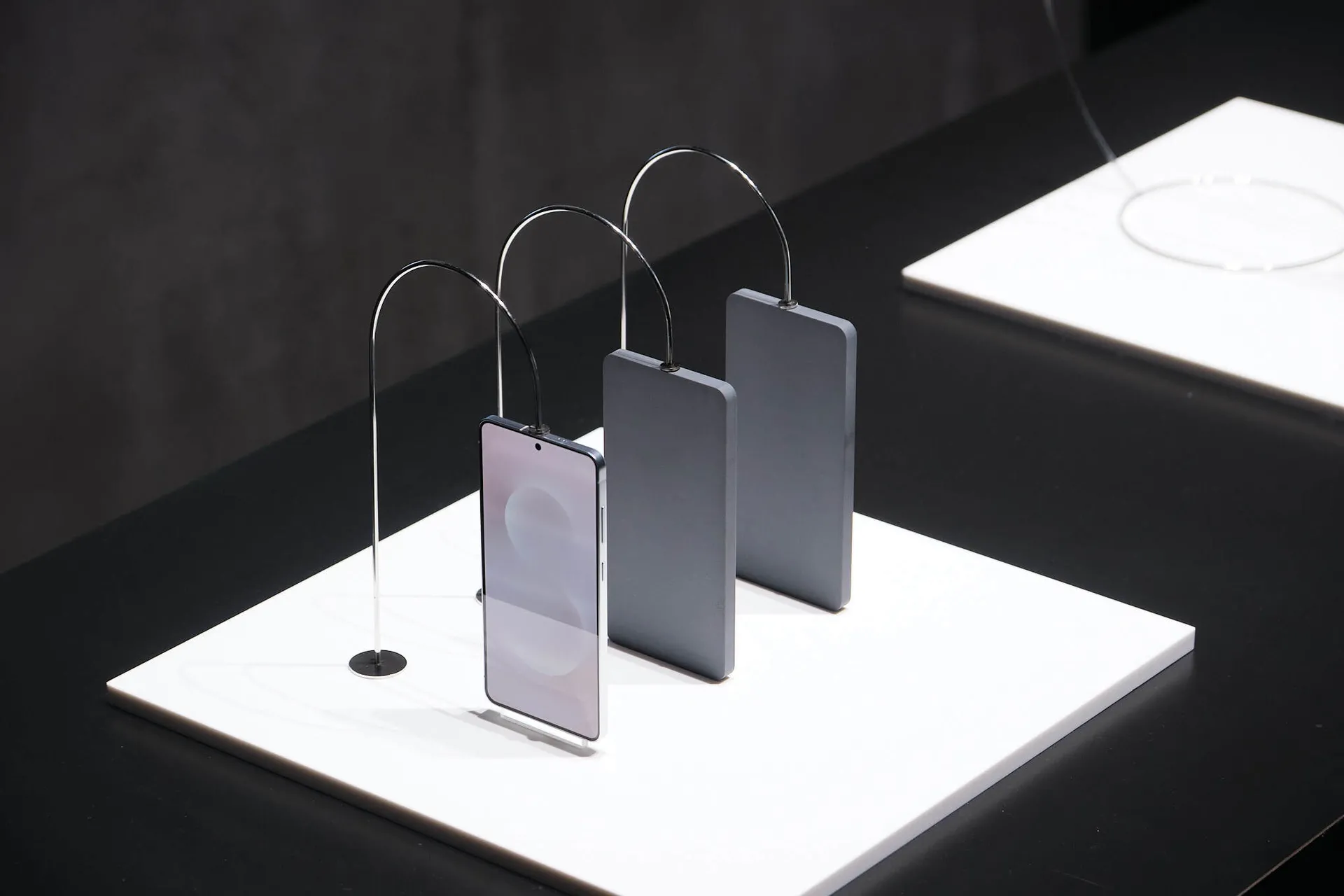Galaxy S25 Edge smartphone at the show