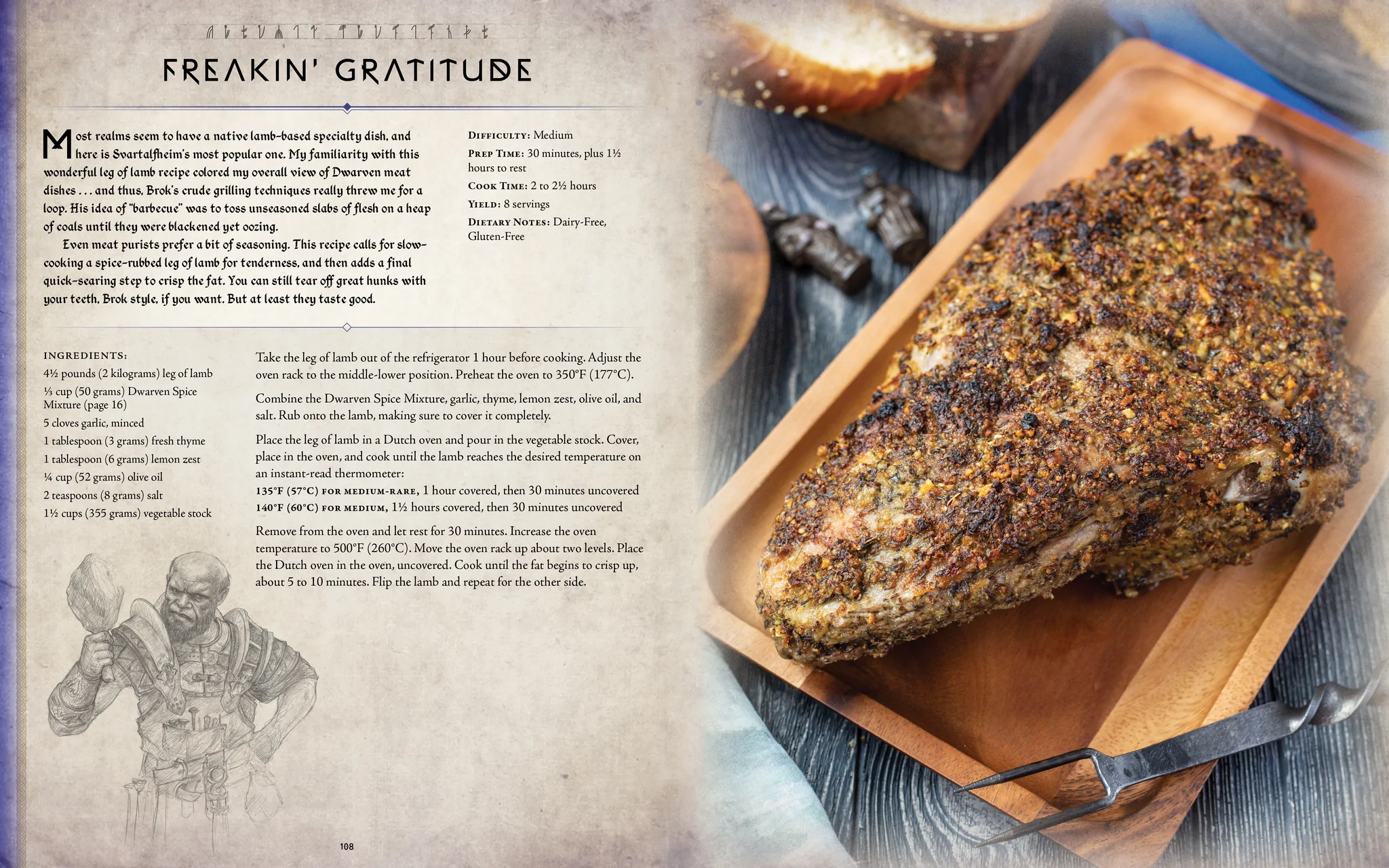 Côtelette à la scandinave : Les éditions Insight présentent le livre de cuisine God of War Ragnarok-5