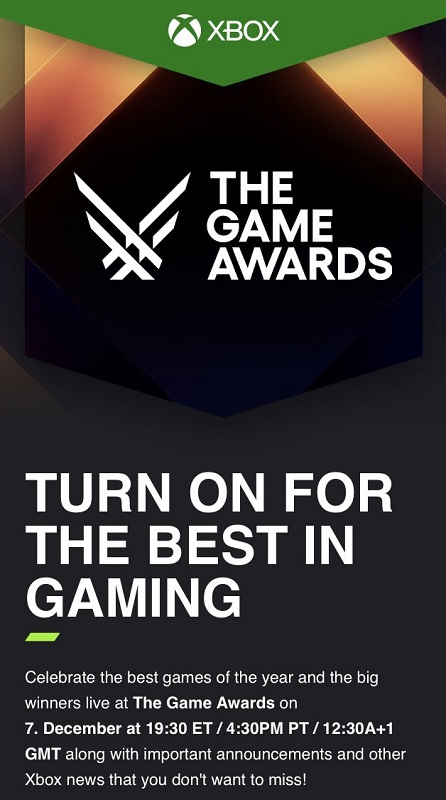 Microsoft has officially announced that it will be attending The Game Awards 2023 show and is preparing some cool announcements-2