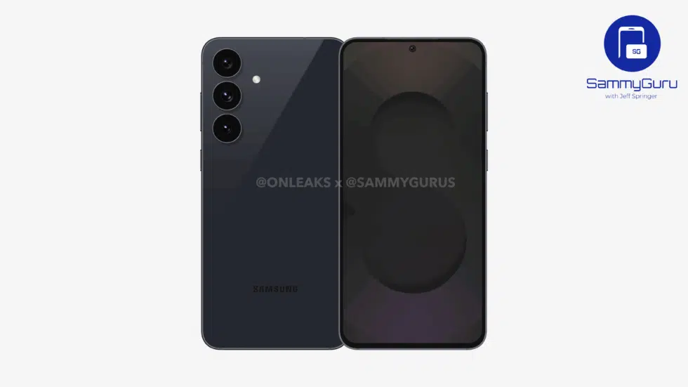 Рендер Samsung Galaxy S25 FE з видом спереду