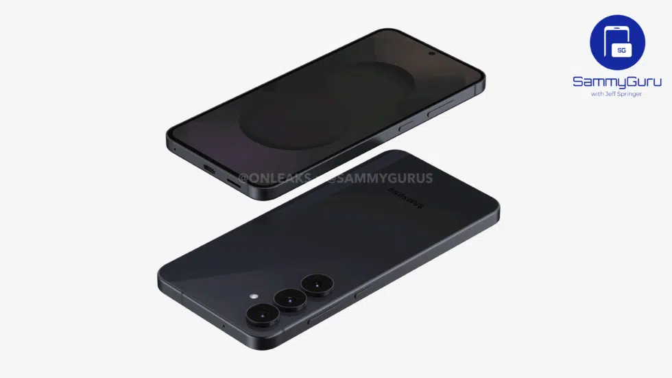 Рендер Samsung Galaxy S25 FE з видно ззаду