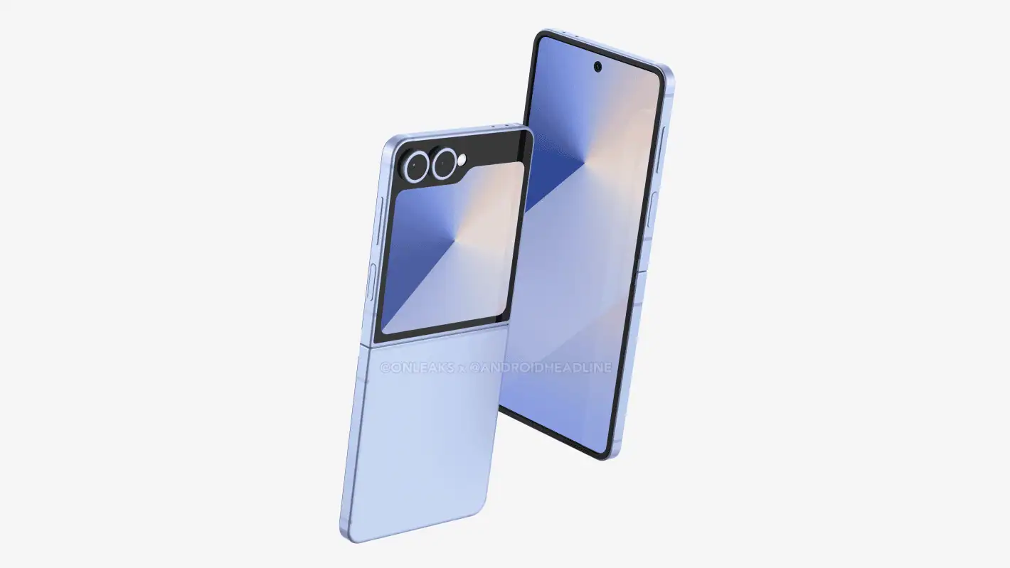 Samsung Galaxy Flip7 CAD rendering 4