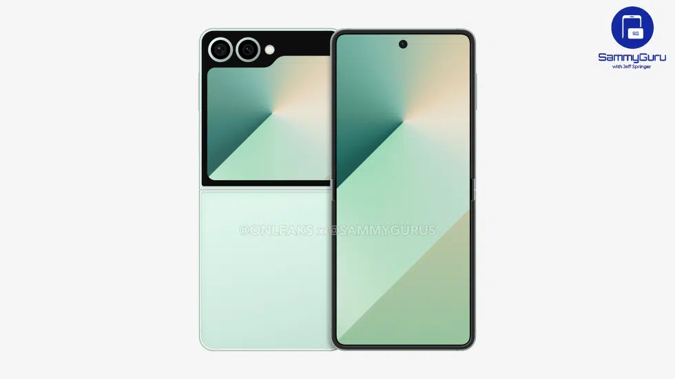 Galaxy Flip 7 FE rendering
