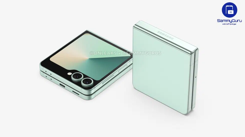 Galaxy Flip 7 FE rendering