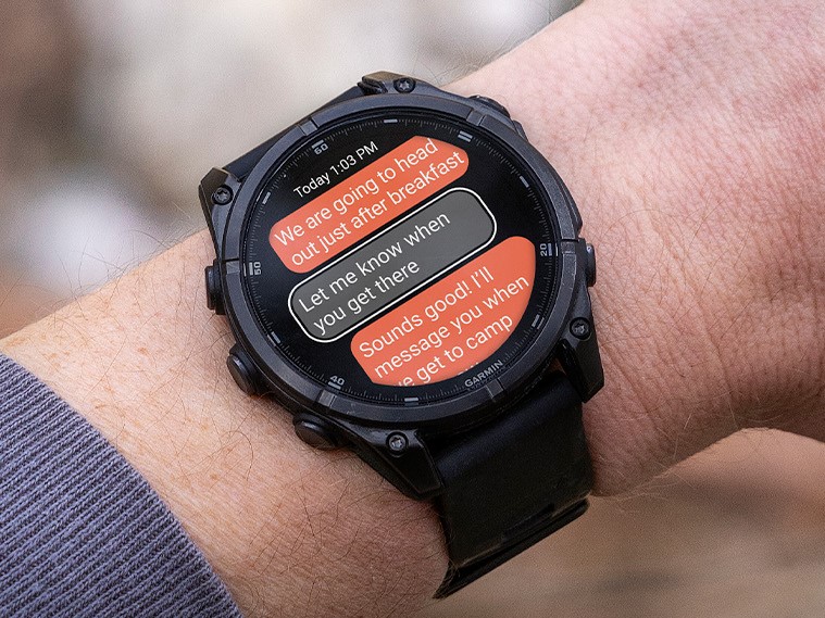 Новая клавиатура QWERTY на Garmin Fenix 8 на Garmin Fenix 8
