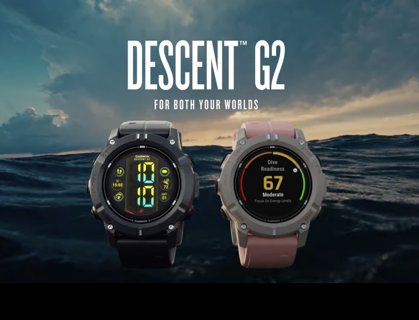 Garmin Descent G2 avec moniteur en direct