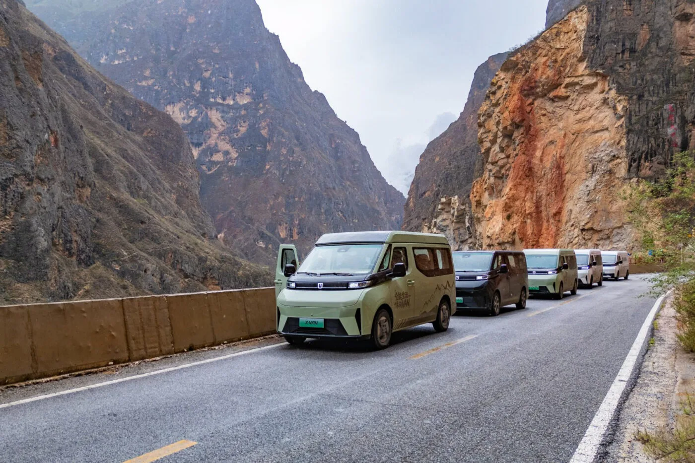 X-Van camper in the wild