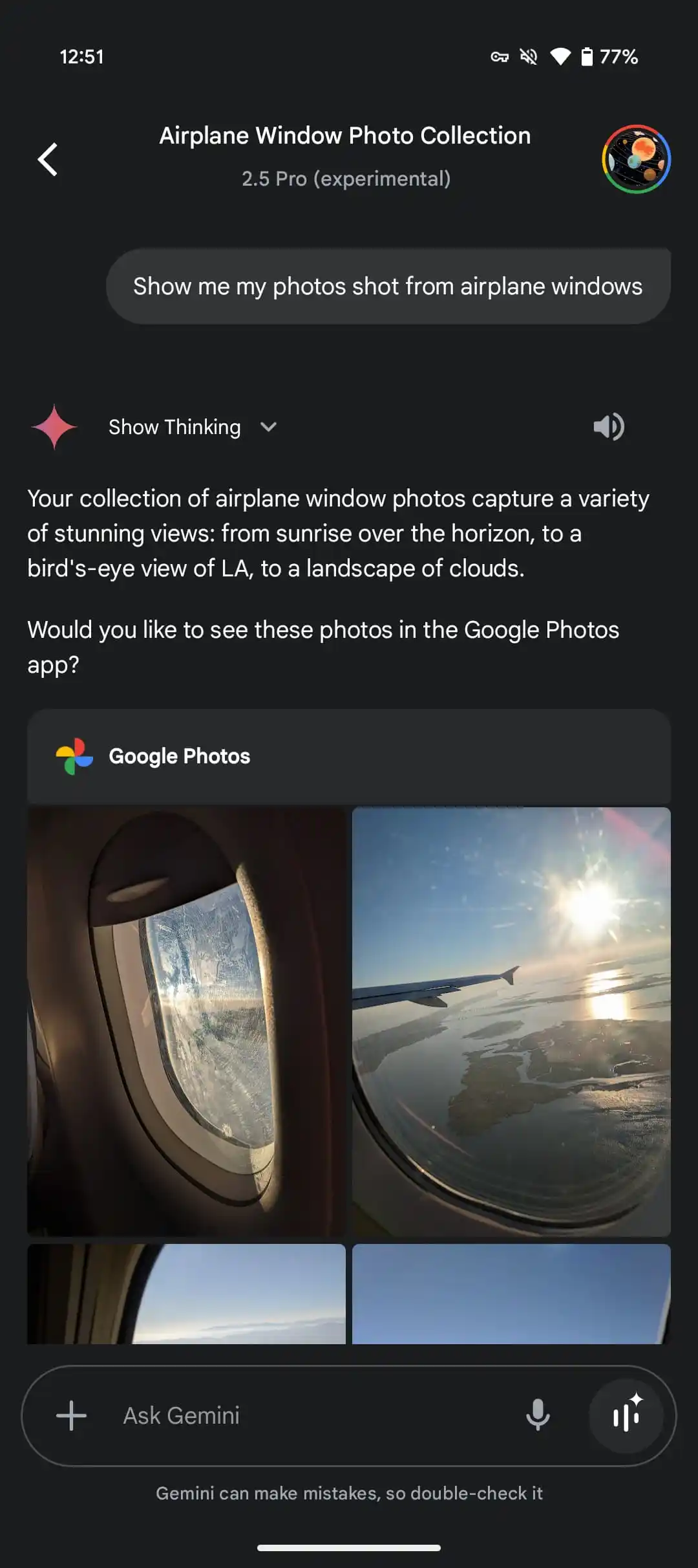 Image of Gemini integration with Google Photos 4