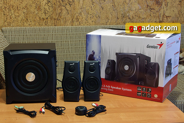 Обзор мультимедийной акустики Genius SW-2.1 1800-2