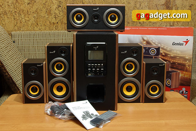 Обзор шестиканальной акустики Genius SW-HF5.1 5200-2