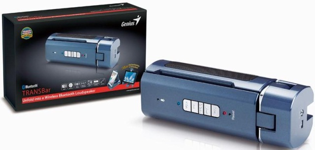Портативная Bluetooth-акустика 2.1 Genius TRANSbar-2 Портативная Bluetooth-акустика 2.1 Genius TRANSbar-2